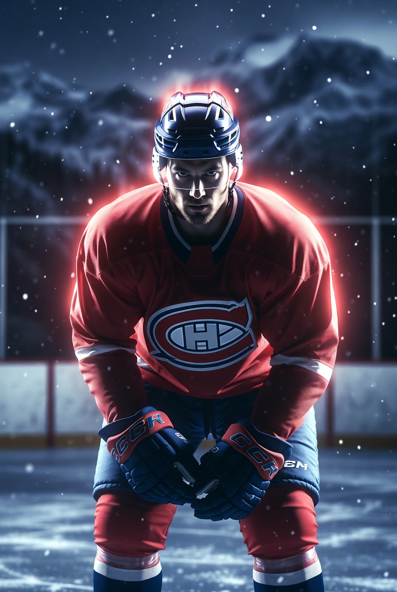 Fantasy hockey atmosphere